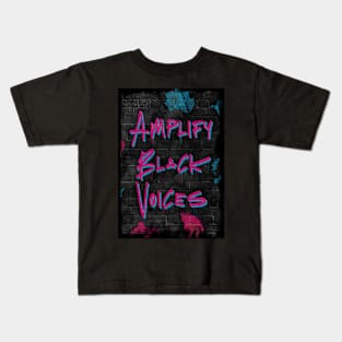 Amplify Black Voices - NAACP Fundraiser Kids T-Shirt